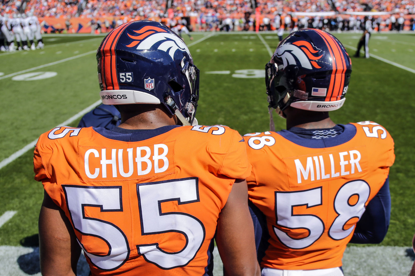 Broncos Miller Chubb Football